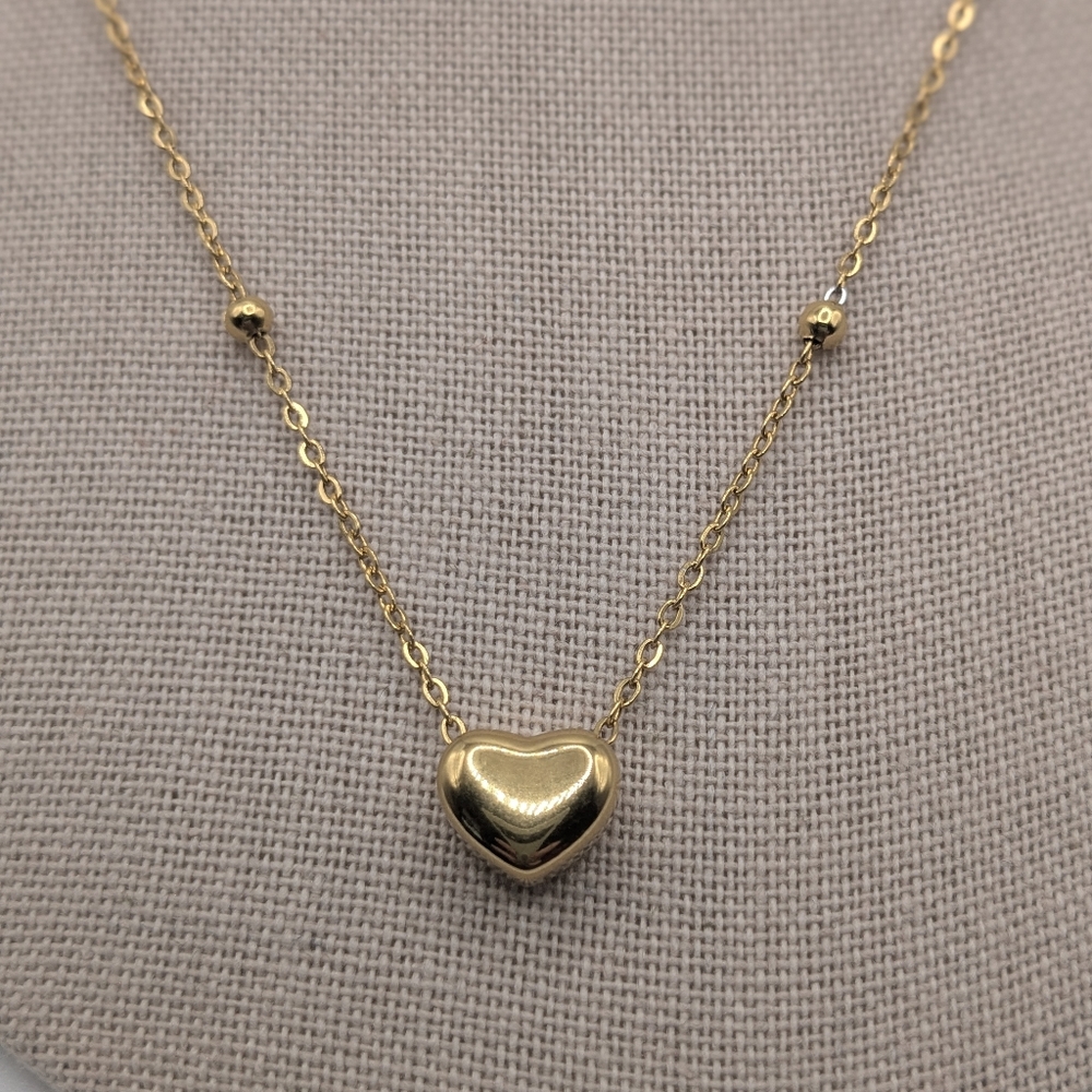 Dainty Gold Filled Heart Necklace